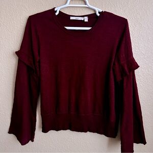 Wilt Ruffle Long sleeve Sleeve Lightweight Sweatshirt